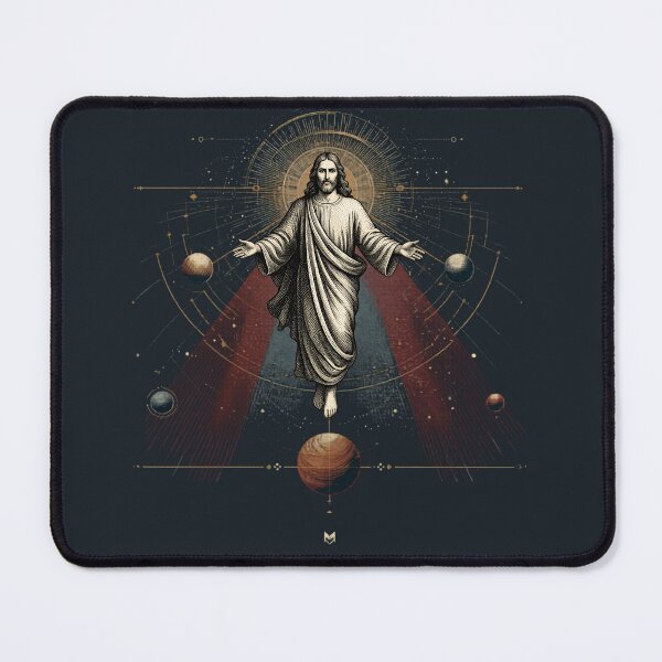 Item preview, Cosmic Christ Vintage Space Graphic T-Shirt | Mystical Christian Retro Art designed and sold by Alt Christian.