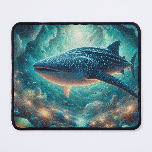 Item preview, Whale Shark Art – Cute Aesthetic Ocean Design | Marine Life Sea Animal Gift designed and sold by Illuministique.