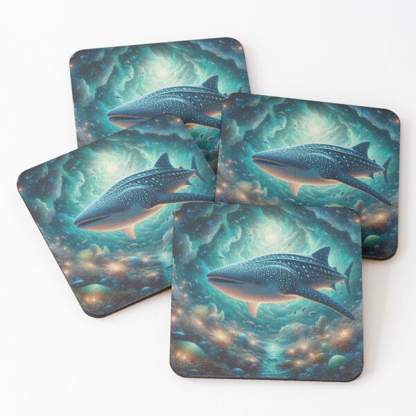 Item preview, Whale Shark Art – Cute Aesthetic Ocean Design | Marine Life Sea Animal Gift designed and sold by Illuministique.