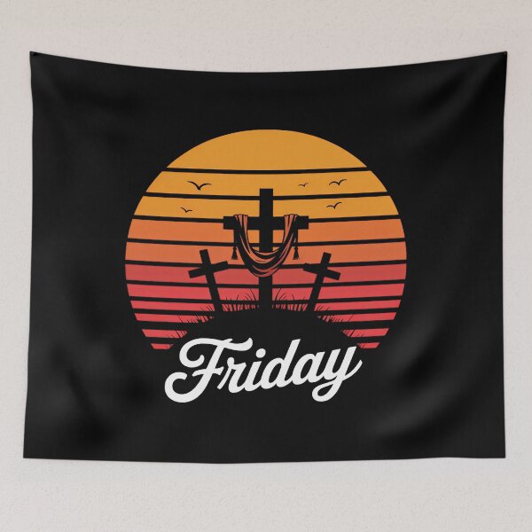 Item preview, Mens Good Friday On Cross Groovy designed and sold by TrinaEspinoza.