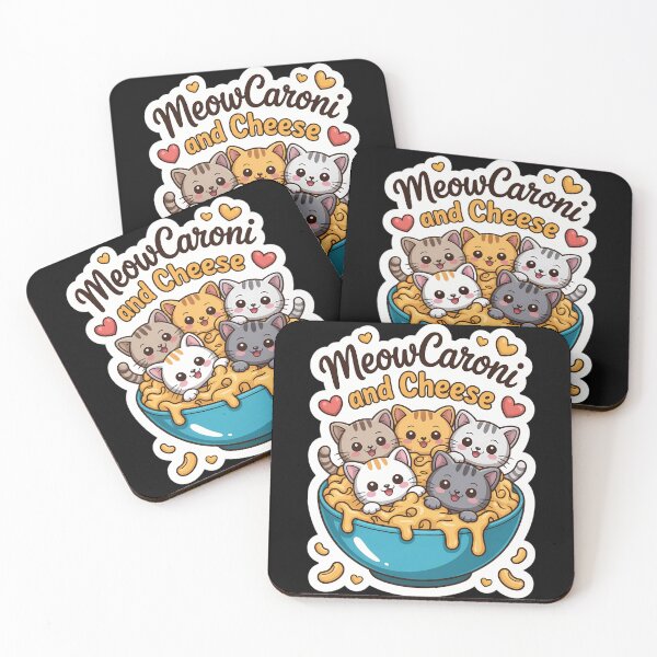 Item preview, Meowcaroni and Cheese Cat Lover Mac N Cheese Kawaii designed and sold by TrinaEspinoza.