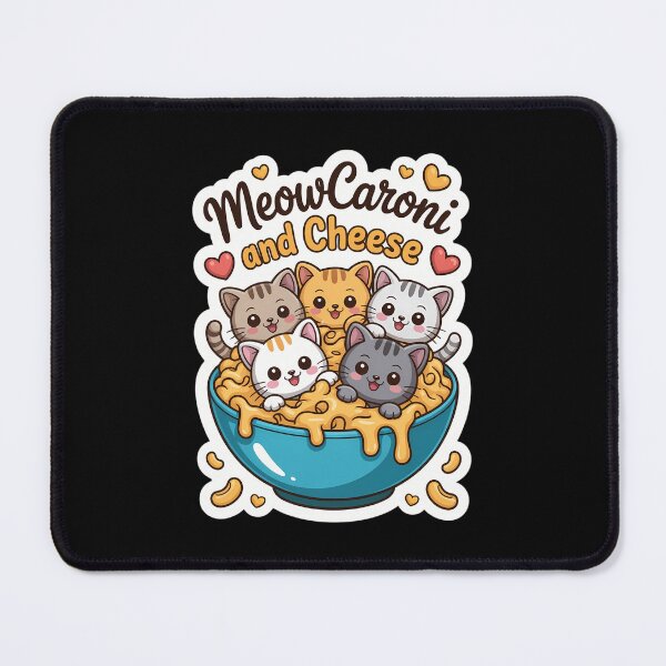 Item preview, Meowcaroni and Cheese Cat Lover Mac N Cheese Kawaii designed and sold by TrinaEspinoza.