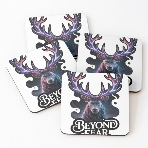 Item preview, Beyond Fear Celestial Stag Fantasy Sticker designed and sold by SurajDesigns.