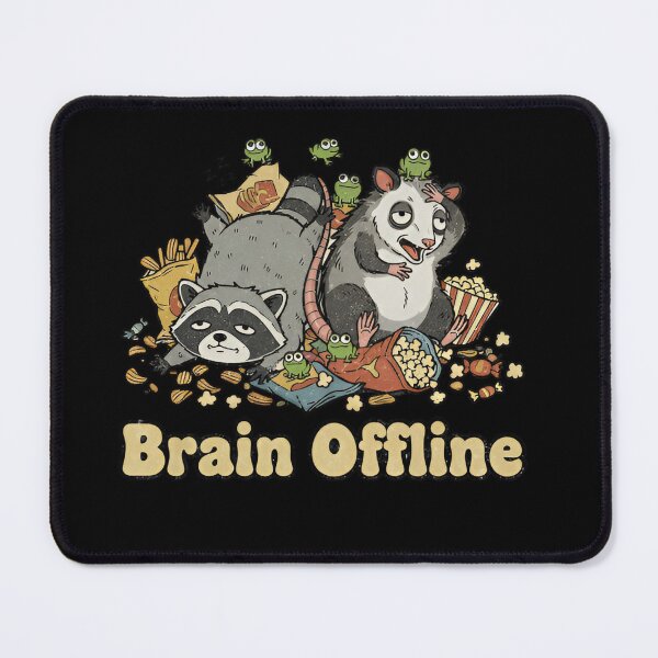 Item preview, Funny Dumb Best Friends Raccoon and Opossum Shirt – No Thoughts Meme Tee designed and sold by ZyxDes.