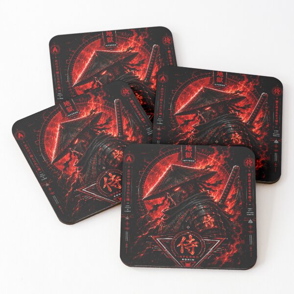 Item preview, INFERNO RONIN – Flame Shadow Samurai designed and sold by RiteshCenter.