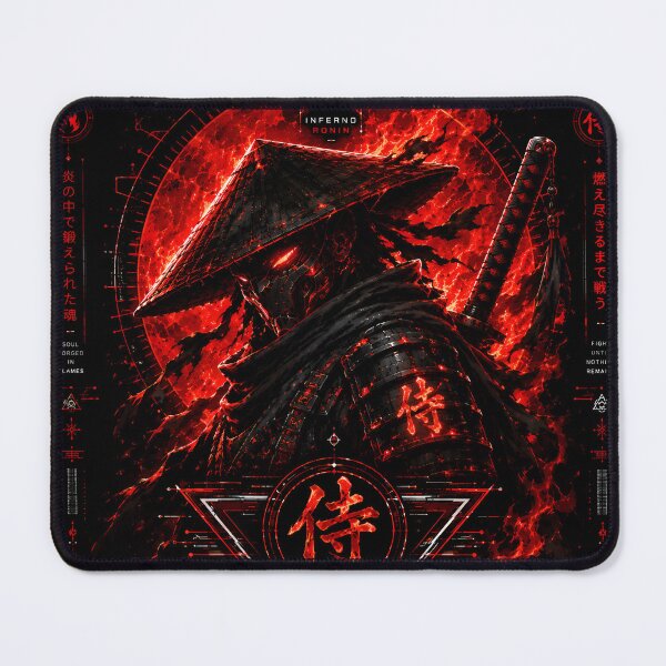 Item preview, INFERNO RONIN – Flame Shadow Samurai designed and sold by RiteshCenter .