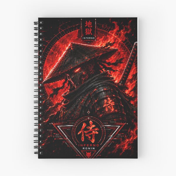 Item preview, INFERNO RONIN – Flame Shadow Samurai designed and sold by RiteshCenter .