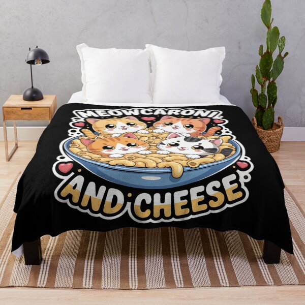 Item preview, Meowcaroni and Cheese Cute Mac N' Cheese Cat Lover designed and sold by TrinaEspinoza.