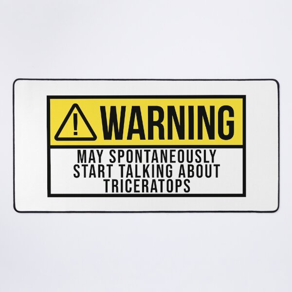 Item preview, Triceratops Warning designed and sold by XCIV.
