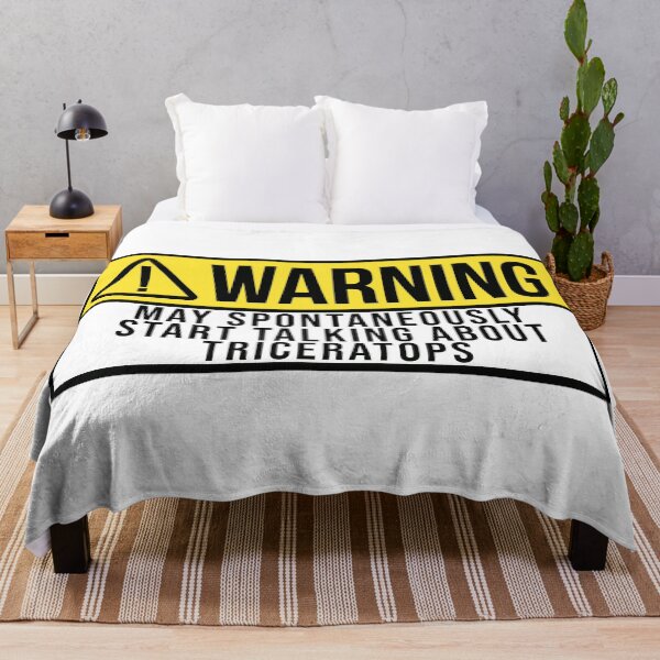 Item preview, Triceratops Warning designed and sold by XCIV.