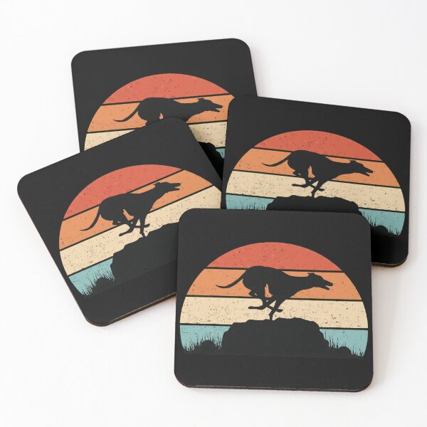 Artikelvorschau, Retro Greyhound Sonnenuntergang entworfen und verkauft von OlyvieArt.