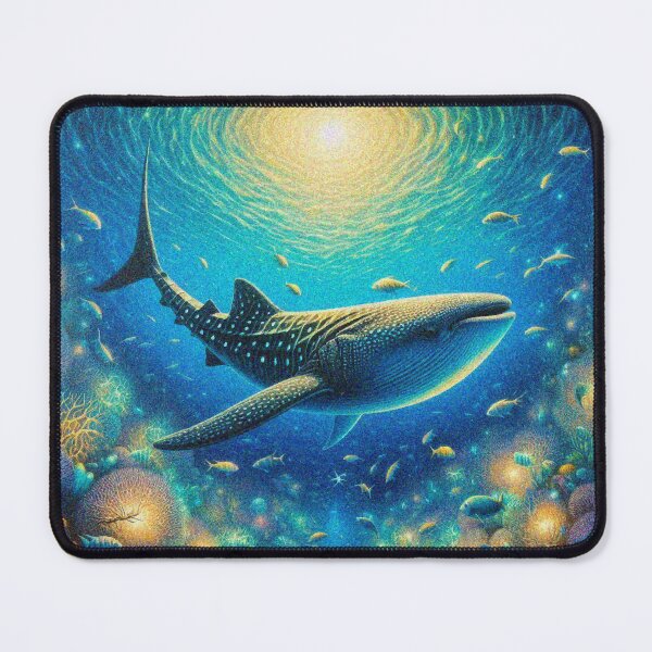 Item preview, Whale Shark Art – Cute Aesthetic Ocean Design | Marine Life Sea Animal Gift designed and sold by Illuministique.