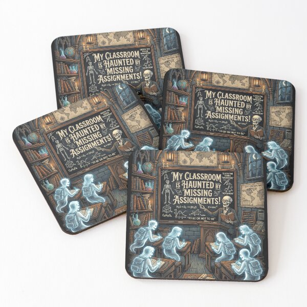 Item preview, My Classroom Is Haunted By Missing Assignments Funny Teacher designed and sold by printedartgoods.