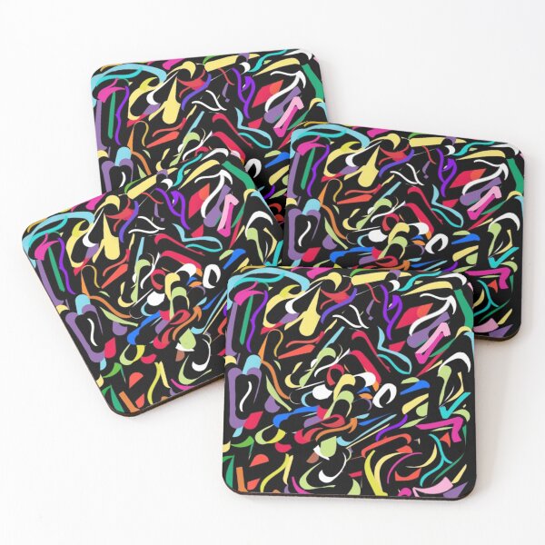 Item preview, Neon Abstract Swirl Chaos designed and sold by Shirl's .