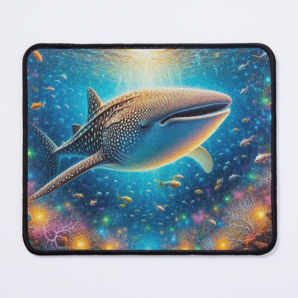 Item preview, Whale Shark Art – Cute Aesthetic Ocean Design | Marine Life Sea Animal Gift designed and sold by Illuministique.