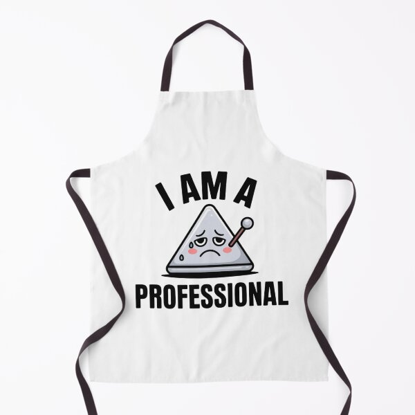 Item preview, Funny I Am A Professional Triangle Player Sticker designed and sold by Mr-wow.