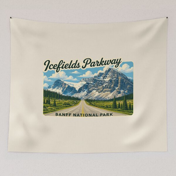 Item preview, Banff National Park Retro Design designed and sold by Gideon Emmerich.