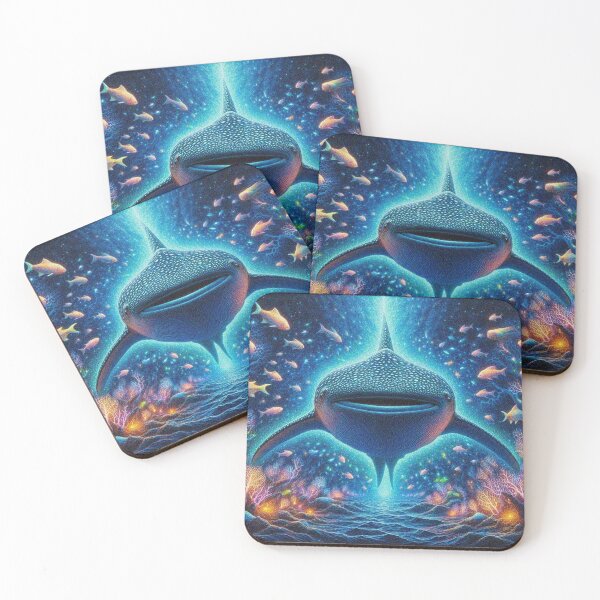 Item preview, Whale Shark Art – Cute Aesthetic Ocean Design | Marine Life Sea Animal Gift designed and sold by Illuministique.