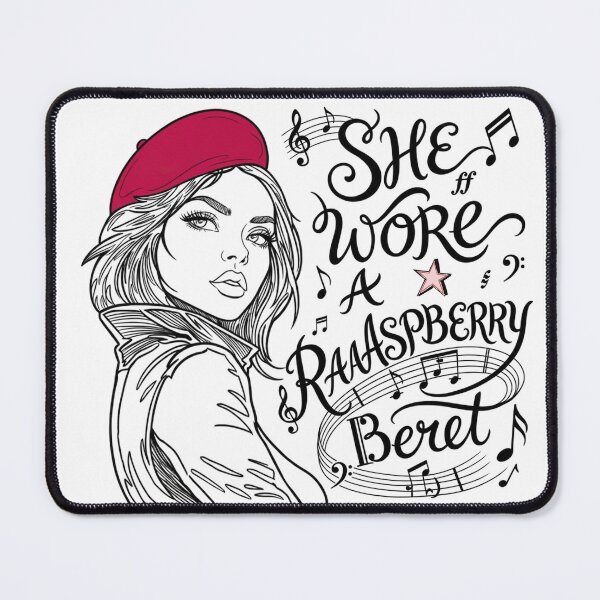 Item preview, Raspberry Beret Musical Lyric Girl Illustration designed and sold by KabronX.