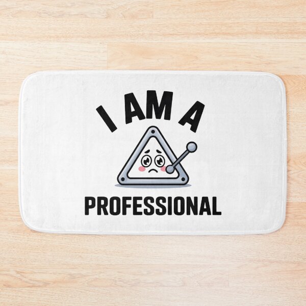 Item preview, Cute Musician Humor Orchestra Triangle Art designed and sold by Mr-wow.