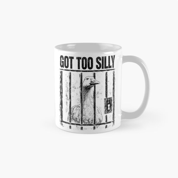 Item preview, Got Too Silly Funny Goose Jail Vintage Distressed Meme designed and sold by INKPOPTOURI.