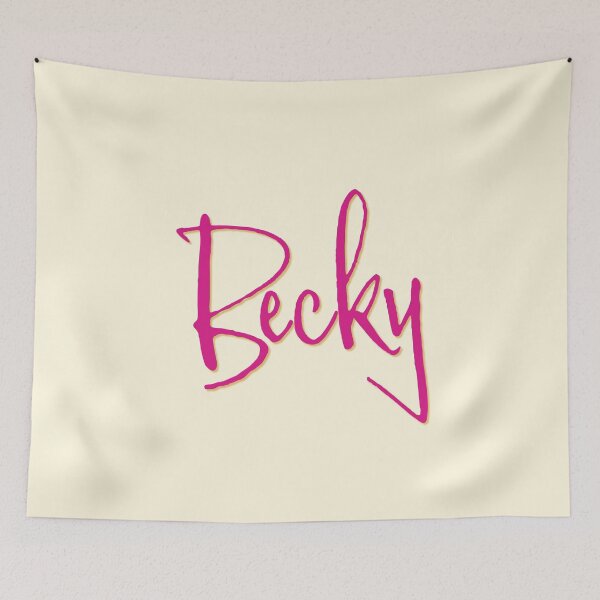 Item preview, BECKY personalized type design designed and sold by CharlottePlaceArt.