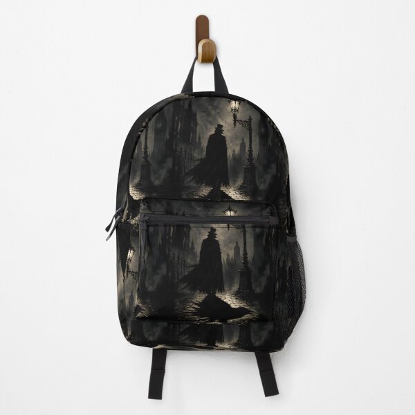 Item preview, The Cloaked Figure | Victorian London Noir Raven Shadow Gothic Art designed and sold by Studio77-Gothic.