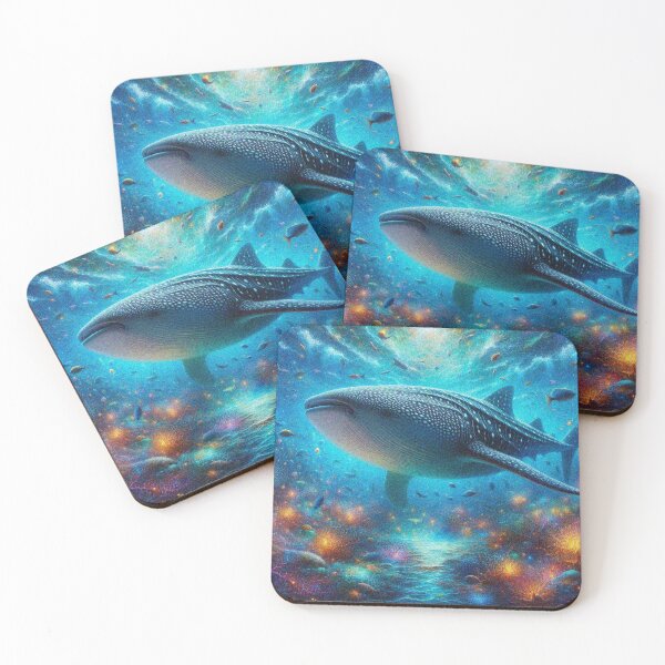 Item preview, Whale Shark Art – Cute Aesthetic Ocean Design | Marine Life Sea Animal Gift designed and sold by Illuministique.