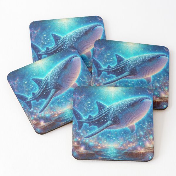 Item preview, Whale Shark Art – Cute Aesthetic Ocean Design | Marine Life Sea Animal Gift designed and sold by Illuministique.