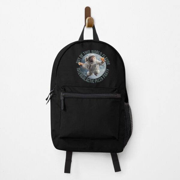 Item preview, Space Monkey Pizza Party – Astronaut Chimp with Pizza Slices in Galaxy, Funny Cosmic Chimpanzee Art, Out of This World Flavor Design designed and sold by illeN-Art-World.