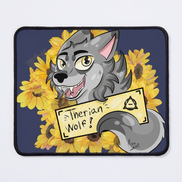 Item preview, therian gray wolf designed and sold by aisuloup.