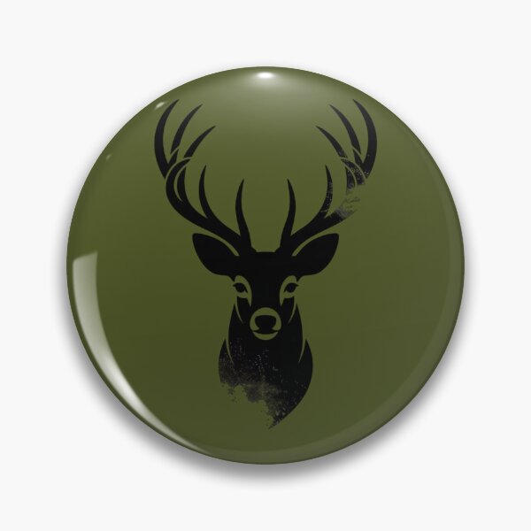 Item preview, Majestic Deer Head Silhouette | Rustic Stag Antler Minimalist Design designed and sold by Negisandeep studio.