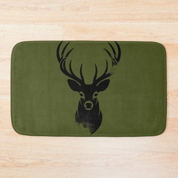 Item preview, Majestic Deer Head Silhouette | Rustic Stag Antler Minimalist Design designed and sold by Negisandeep studio.
