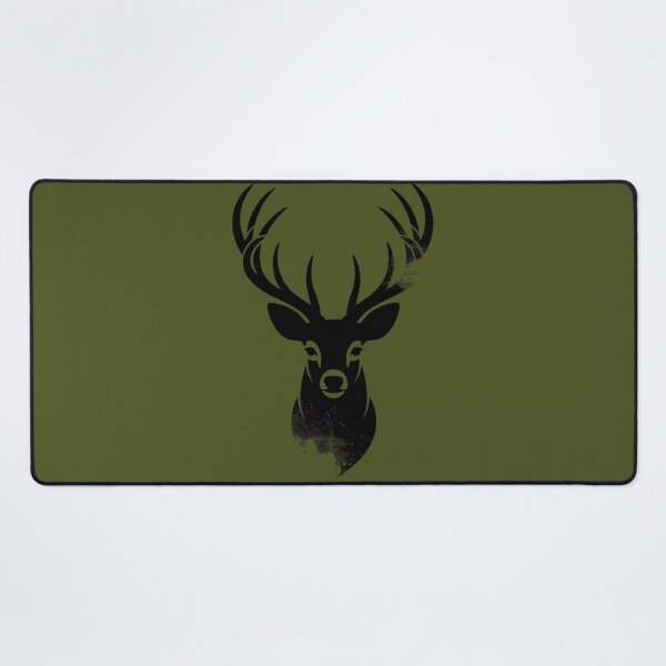Item preview, Majestic Deer Head Silhouette | Rustic Stag Antler Minimalist Design designed and sold by Negisandeep studio.