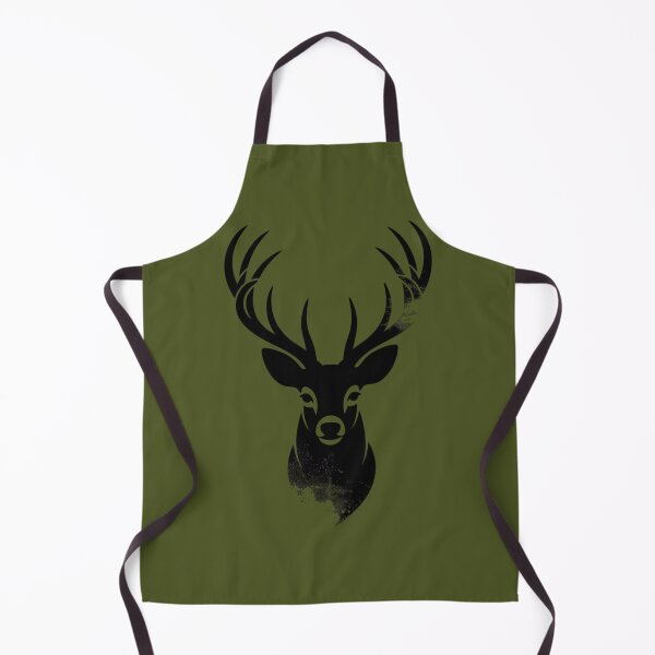 Item preview, Majestic Deer Head Silhouette | Rustic Stag Antler Minimalist Design designed and sold by Negisandeep studio.