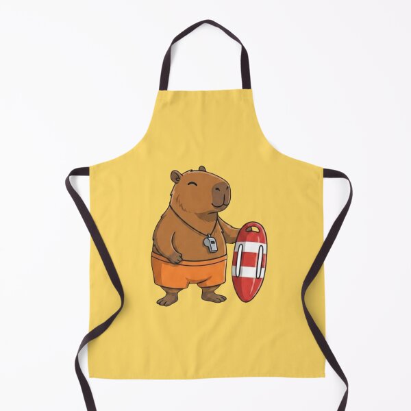 Item preview, Summer Capybara Lifeguard designed and sold by Ivy-Triggs.