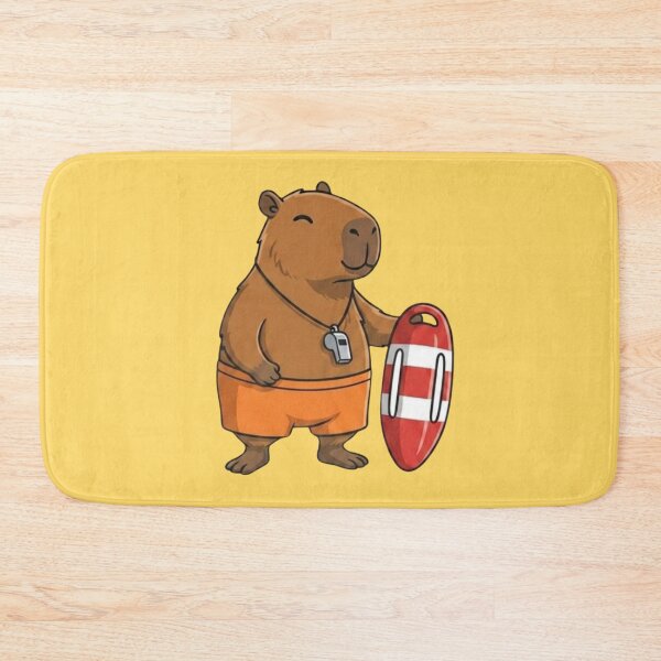 Item preview, Summer Capybara Lifeguard designed and sold by Ivy-Triggs.
