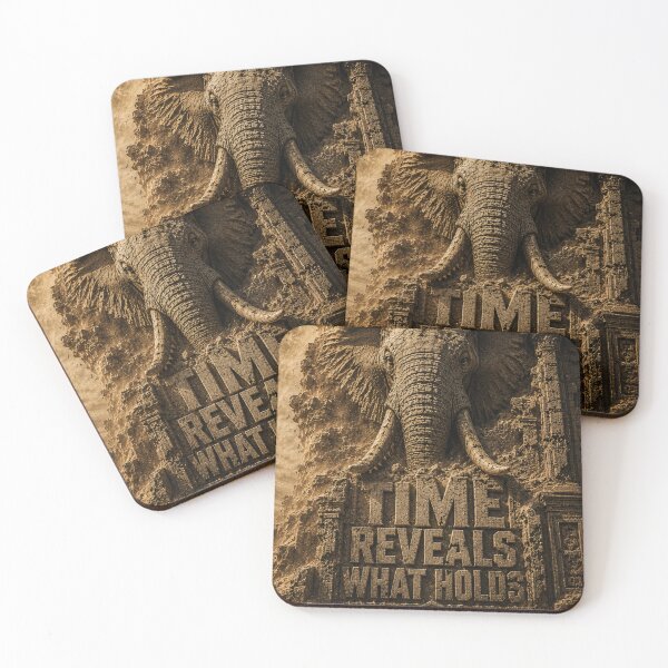 Item preview, Founder Sets Foundation Elephant Brutalist Tectonic Industrial Art Print designed and sold by SavannaStrikes.