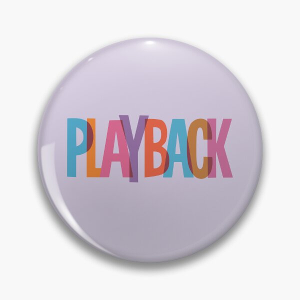 Item preview, Playback Retro Typography Colorful Vintage Design designed and sold by AbsoluteMotif.