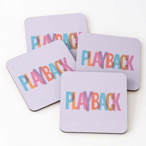 Item preview, Playback Retro Typography Colorful Vintage Design designed and sold by AbsoluteMotif.