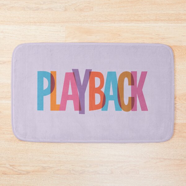 Item preview, Playback Retro Typography Colorful Vintage Design designed and sold by AbsoluteMotif.