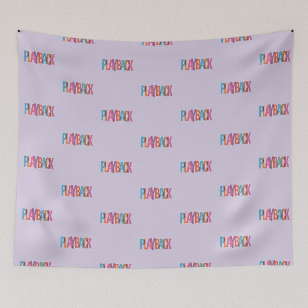 Item preview, Playback Retro Typography Colorful Vintage Design designed and sold by AbsoluteMotif.