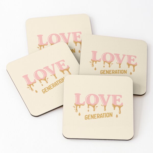 Item preview, Love Generation Retro Drip Typography Design designed and sold by AbsoluteMotif.