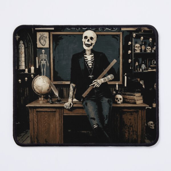 Item preview, Too Ghoul For School Gothic Skeleton Teacher designed and sold by printedartgoods.