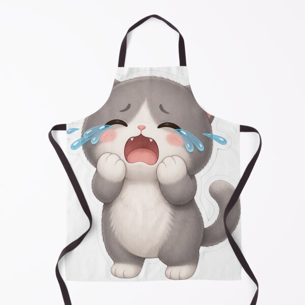 Item preview, Adorable Crying Kitten Sticker Cute Kawaii Cat PNG Transparent designed and sold by rajaansariT.