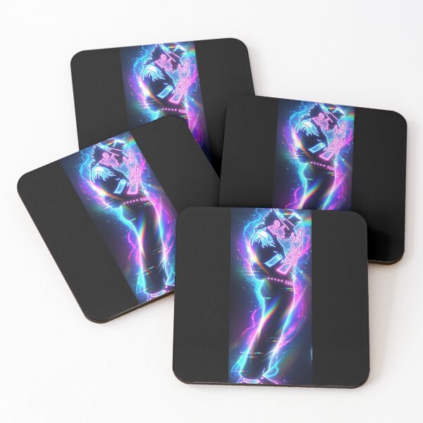 Item preview, MJ Dance King Neon Glow Energy Pose Art designed and sold by ExploreAura Studio.