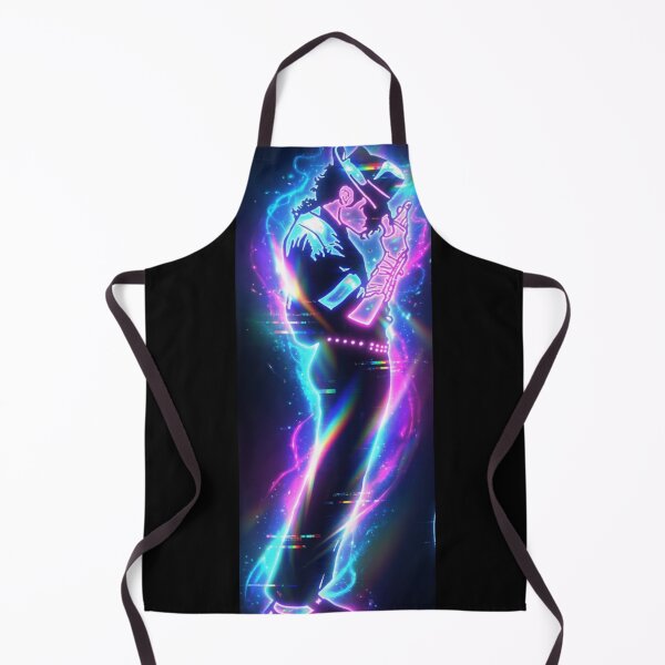 Item preview, MJ Dance King Neon Glow Energy Pose Art designed and sold by ExploreAura Studio.