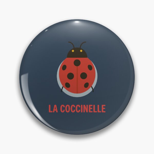 Item preview, La Coccinelle Minimal Ladybug Retro Illustration designed and sold by AbsoluteMotif.