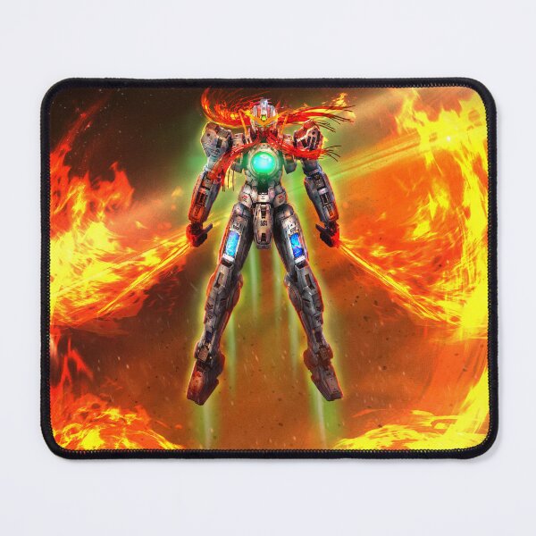 Item preview, GN-004 Gundam Nadleeh Gundam Exia artwork ink illustration full colour on fire designed and sold by sabartgunpla.