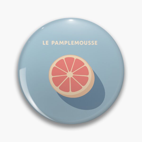 Aperçu de l'œuvre Le Pamplemousse Rétro Pamplemousse Minimal Art créée et vendue par AbsoluteMotif.
